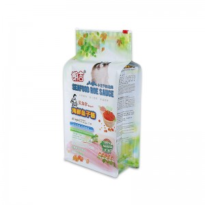 Пользовательские печати с плоским дном боковой вставки запечатаны на молнии замок для упаковки еды для животных мешок / кошачий корм мешок 1 кг 5 кг 10 кг